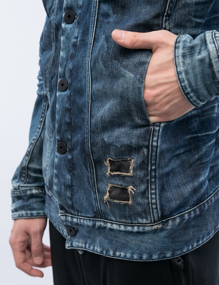Destroyed Denim Wash Jacket Placeholder Image
