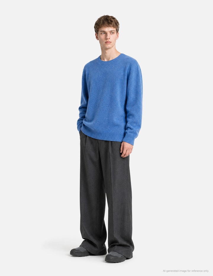 Moondal Basic Round Knit In Blue