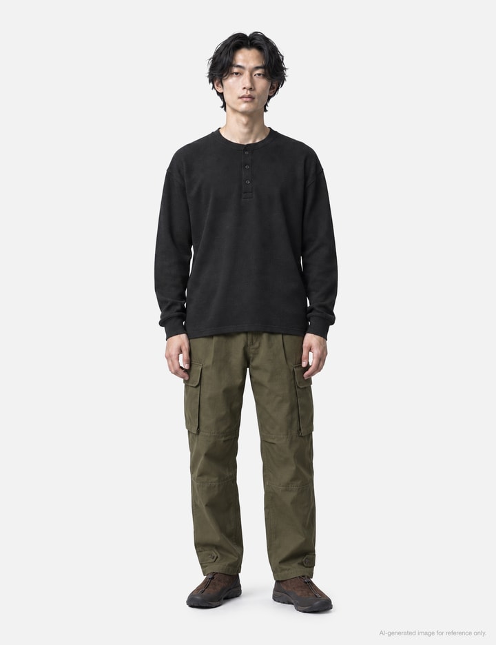 nonnative Trooper L/S Henry Neck Tee Merino Wool Poly Thermal