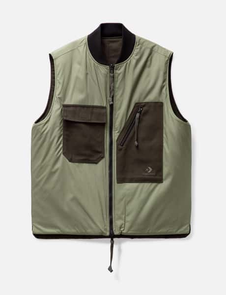 Converse Converse x Patta Four-Leaf Clover Utility Reversible Padded Vest