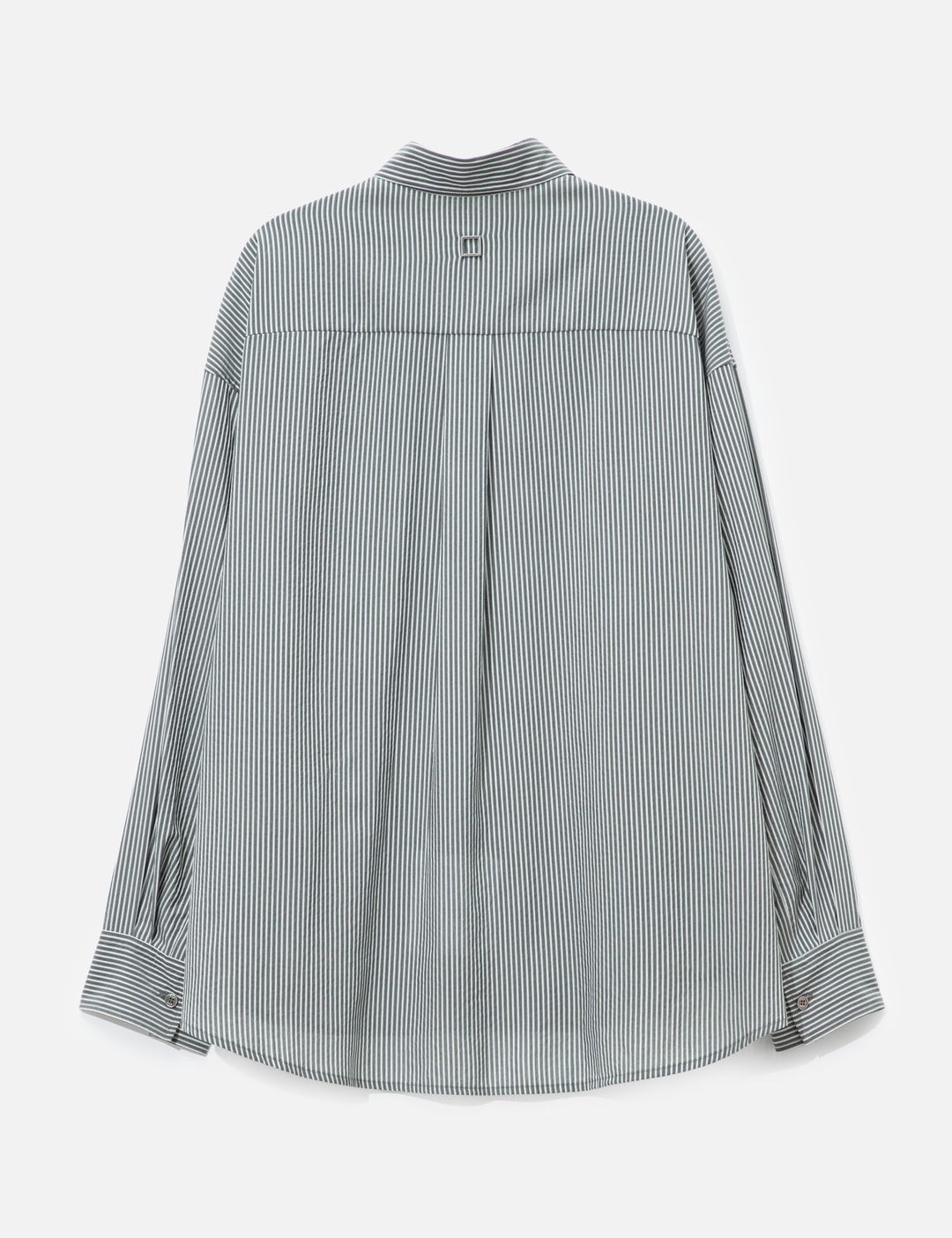 Black Stripe Over Size Shirt view 9