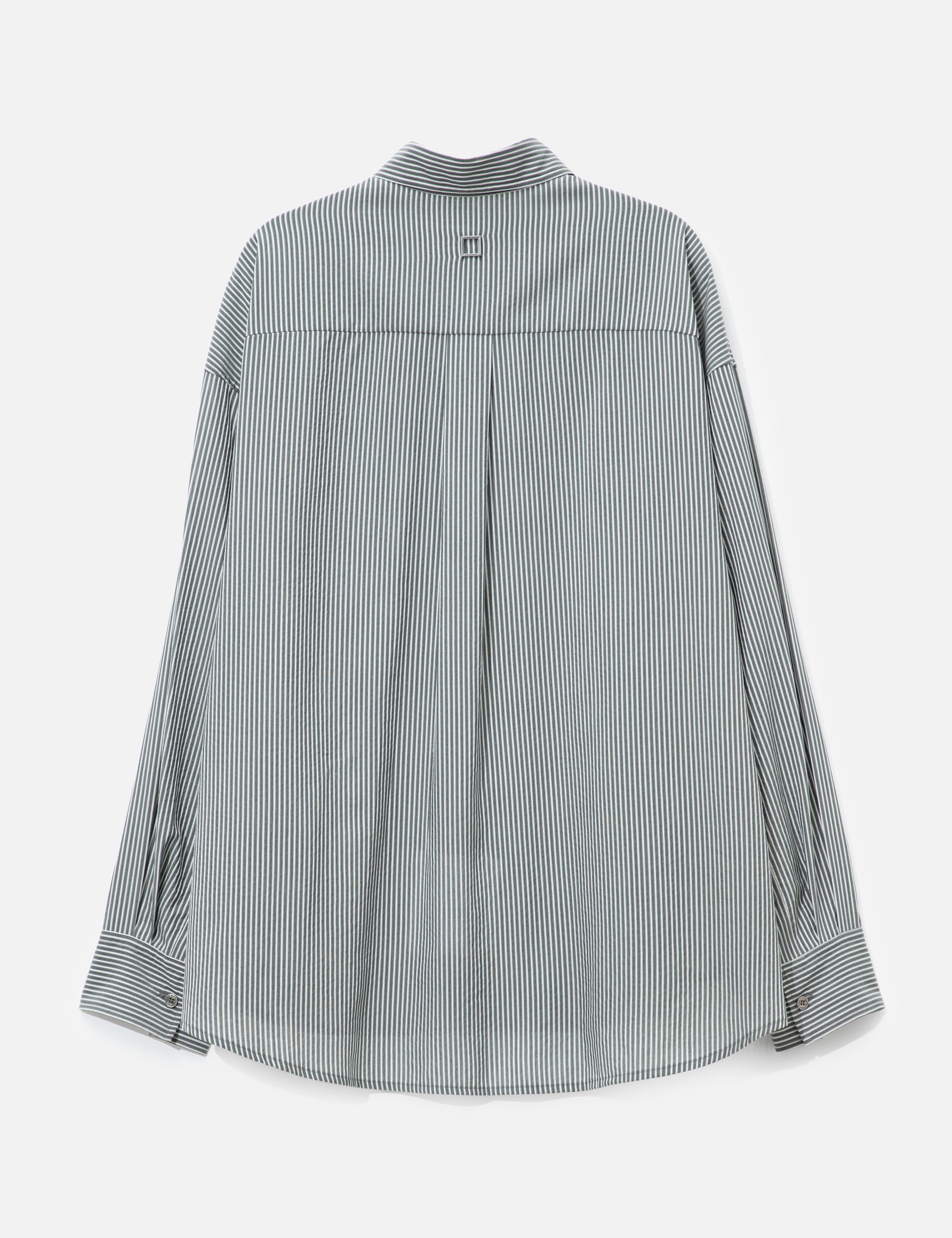 Black Stripe Over Size Shirt view 17