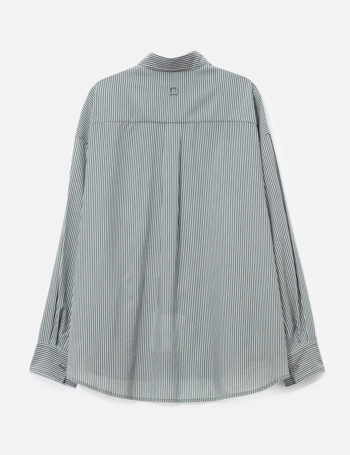 Wooyoungmi Black Stripe Over Size Shirt