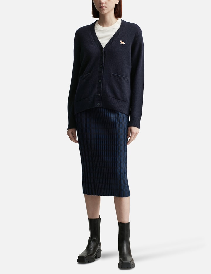 MAISON KITSUNÉ BABY FOX PATCH BOXY CARDIGAN