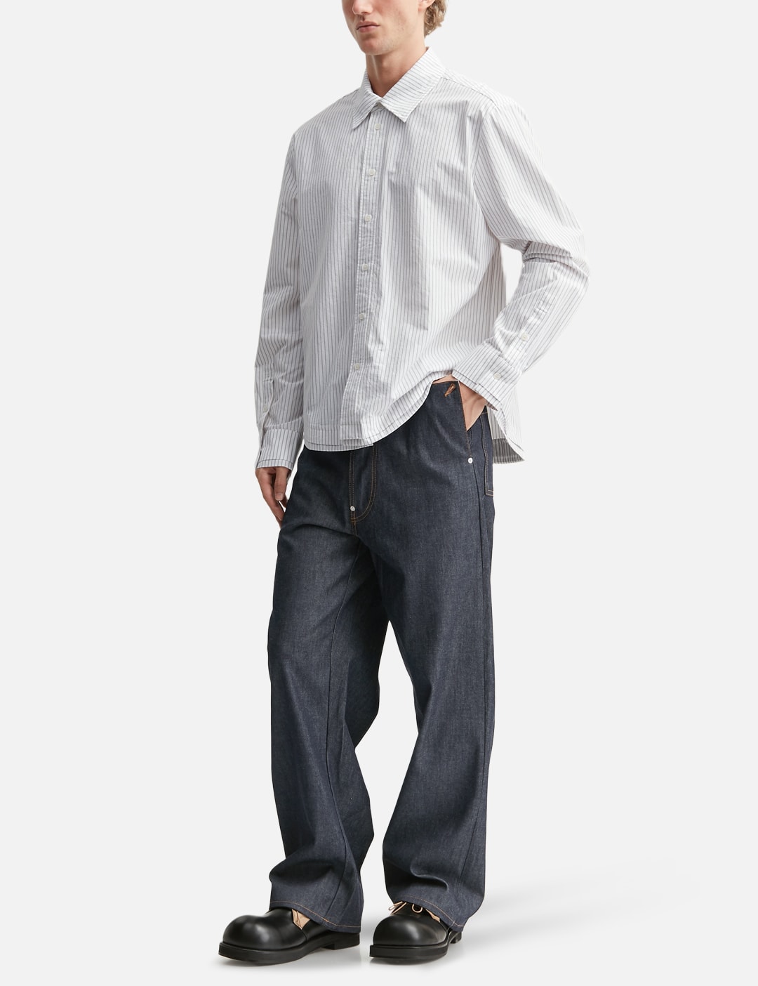 Japanese Tulip Raw Denim Jeans view 15