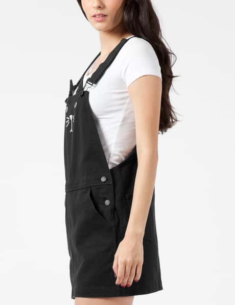 LAZY OAF - Black Cat A Fore Pinafore Dress | HBX