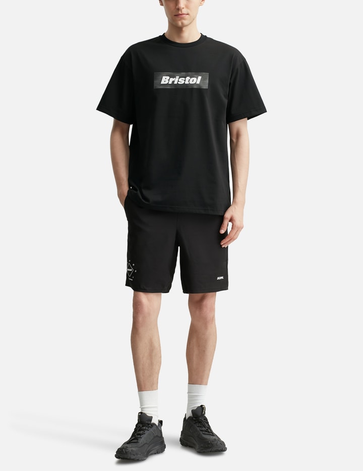 F.c. Real Bristol Speed Camo Box Logo T-shirt In Black