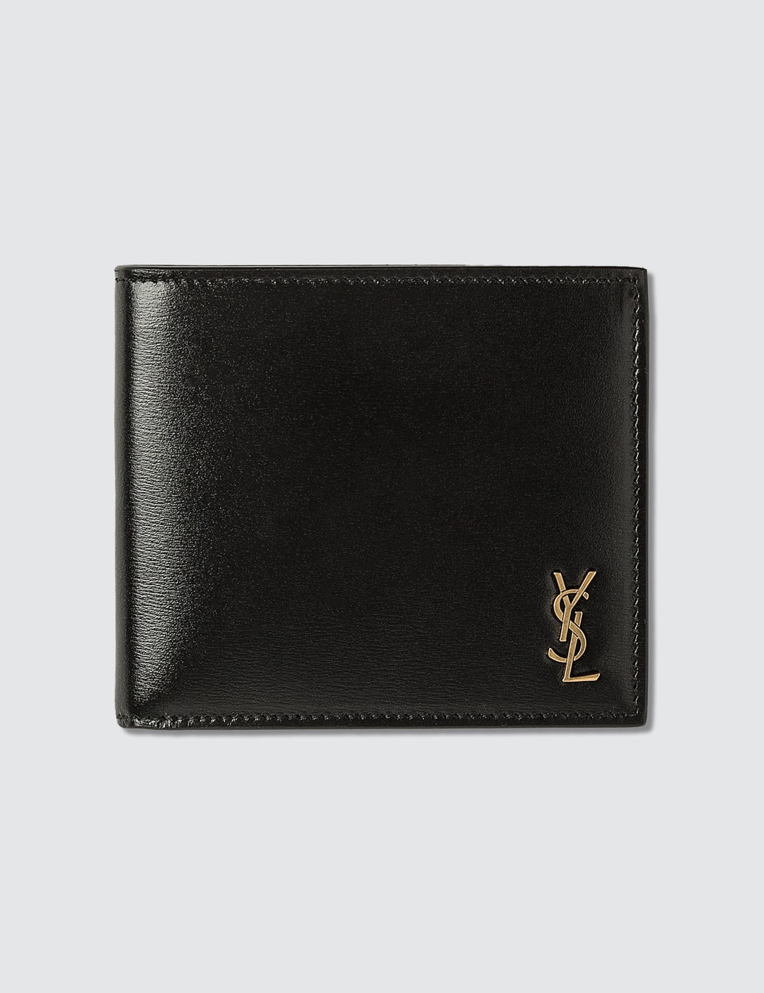 Saint Laurent - YSL Monogram Leather Pouch  HBX - Globally Curated Fashion  and Lifestyle by Hypebeast