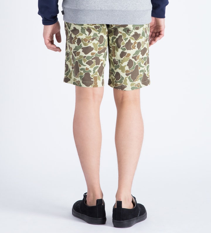 Olive Duck Camo Twill Walk Shorts Placeholder Image