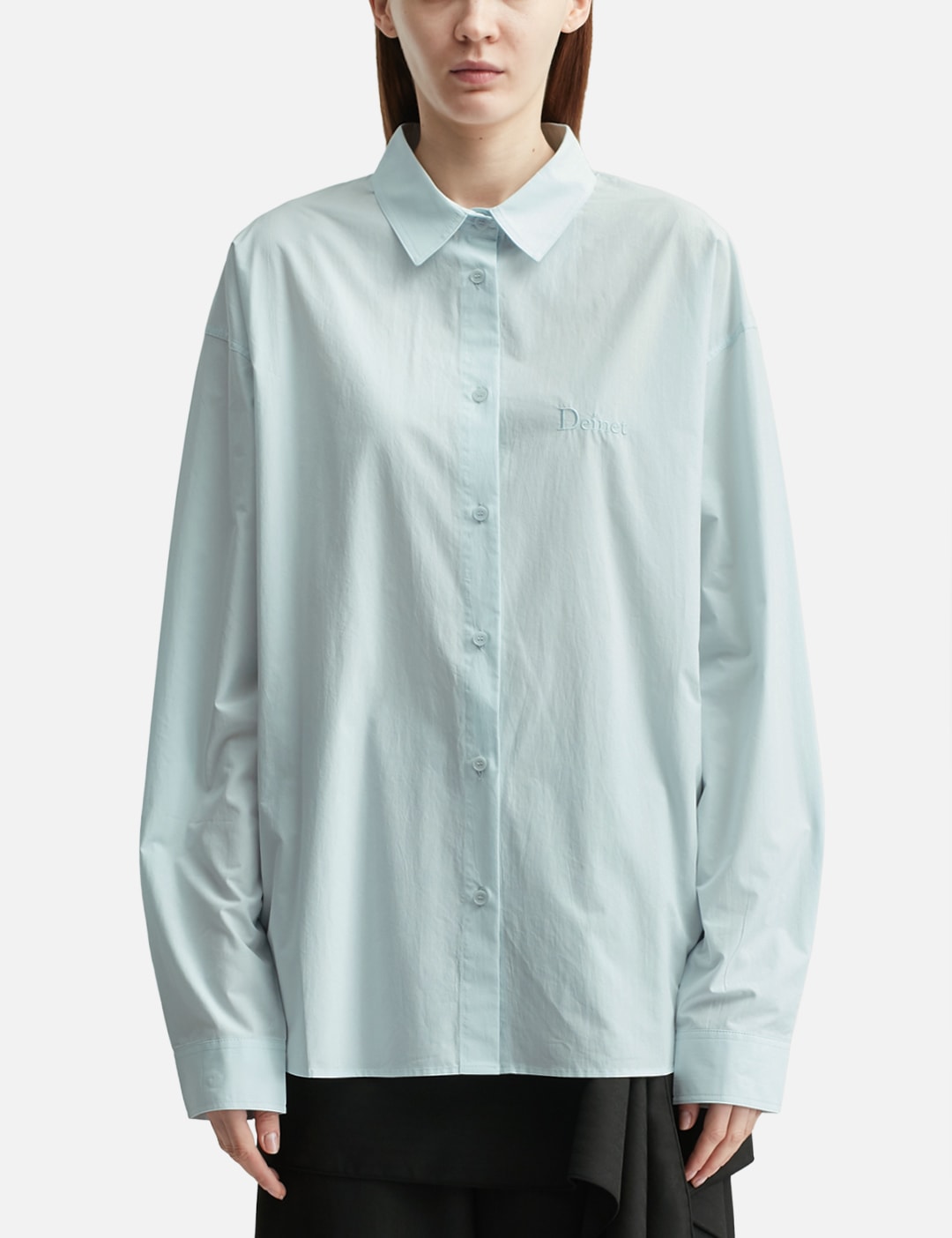 DEINET Logo Wrap Shirts Light Blue DEINET Logo Wrap Shirts Light Blue
