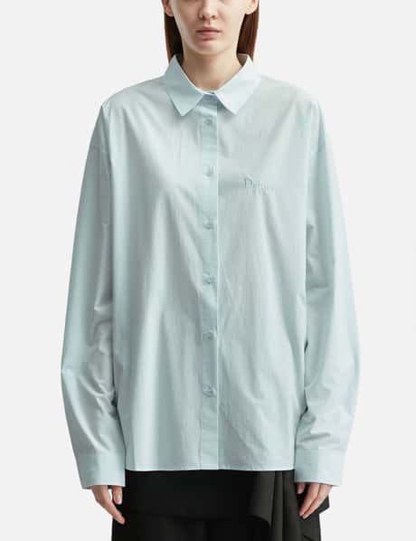 DEINET DEINET Logo Wrap Shirts Light Blue
