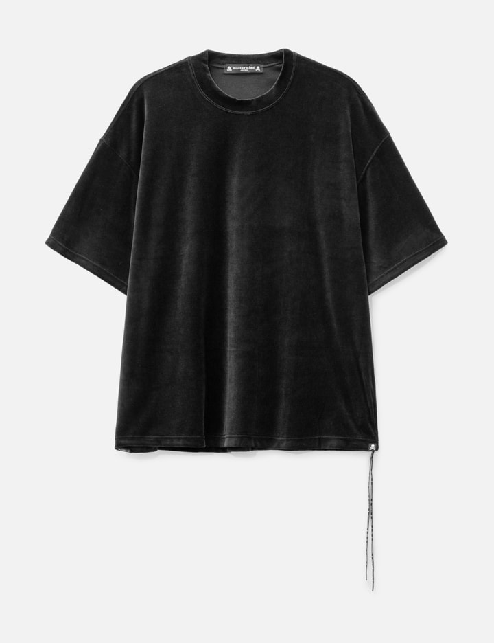 Boxy Fit Velour Short Sleeve T-shirt Placeholder Image