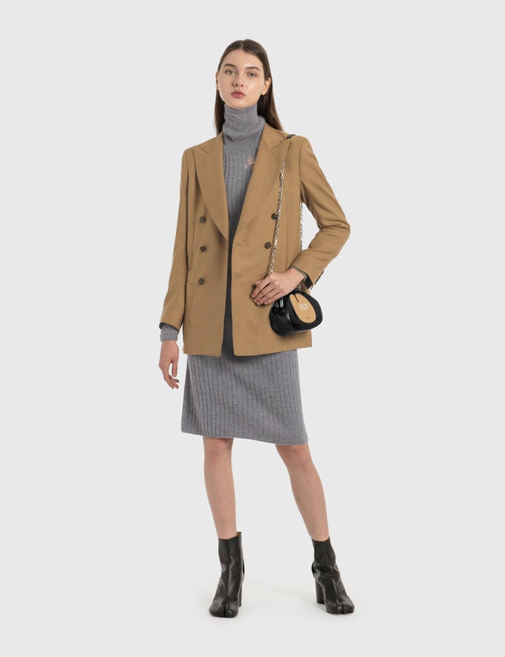 Wool Blended Gabardine Blazer Placeholder Image