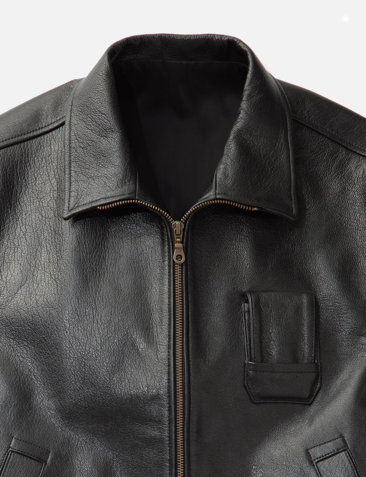 Goat Skin Pilot Leather Jumper Placeholder Image