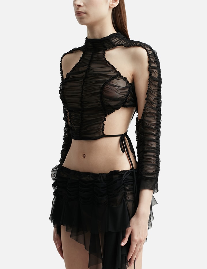 Signature Ruched Crop Top Placeholder Image