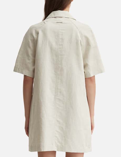 Linen Polo Mini Dress view 12