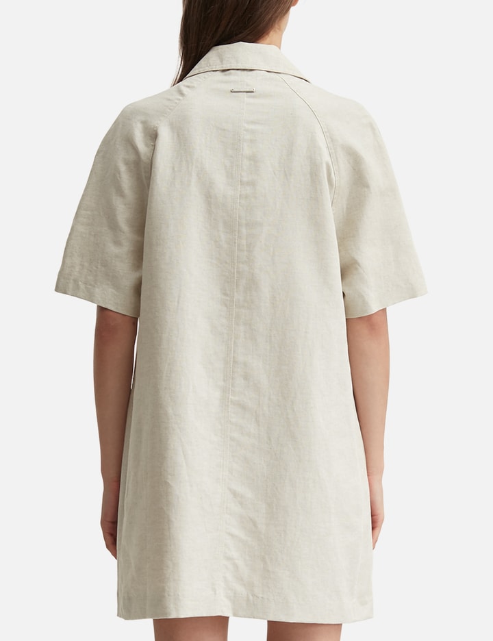 Maison Kitsuné Linen Polo Mini Dress