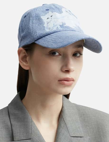 Acne Studios - カーリイ デニム ベースボール キャップ | HBX 