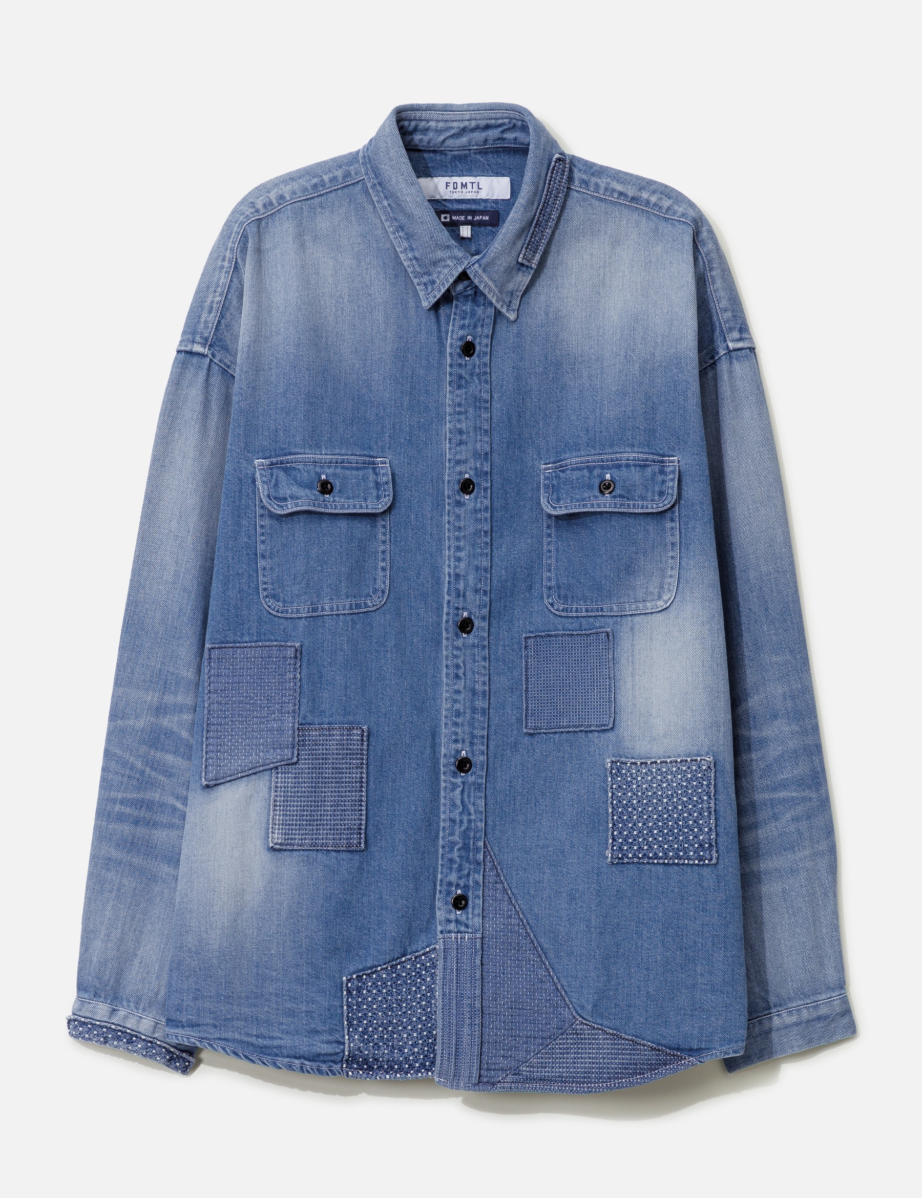 Patch Denim Shirt 5YR Wash view 16