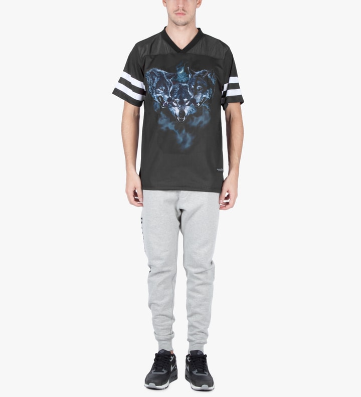 Raised By Wolves Black Wolfpack Football Jersey