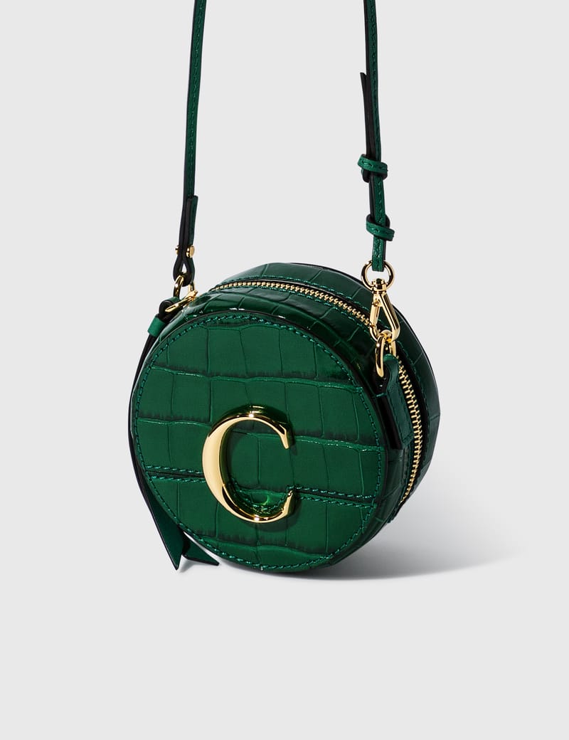 chloe c mini round bag