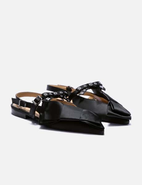 Big Bow Slingback Ballerina Satin view 11