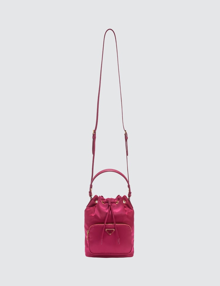 Pink prada nylon bucket bag Clearance