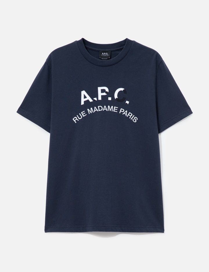 T-Shirt With Vintage-Effect A.P.C. Logo