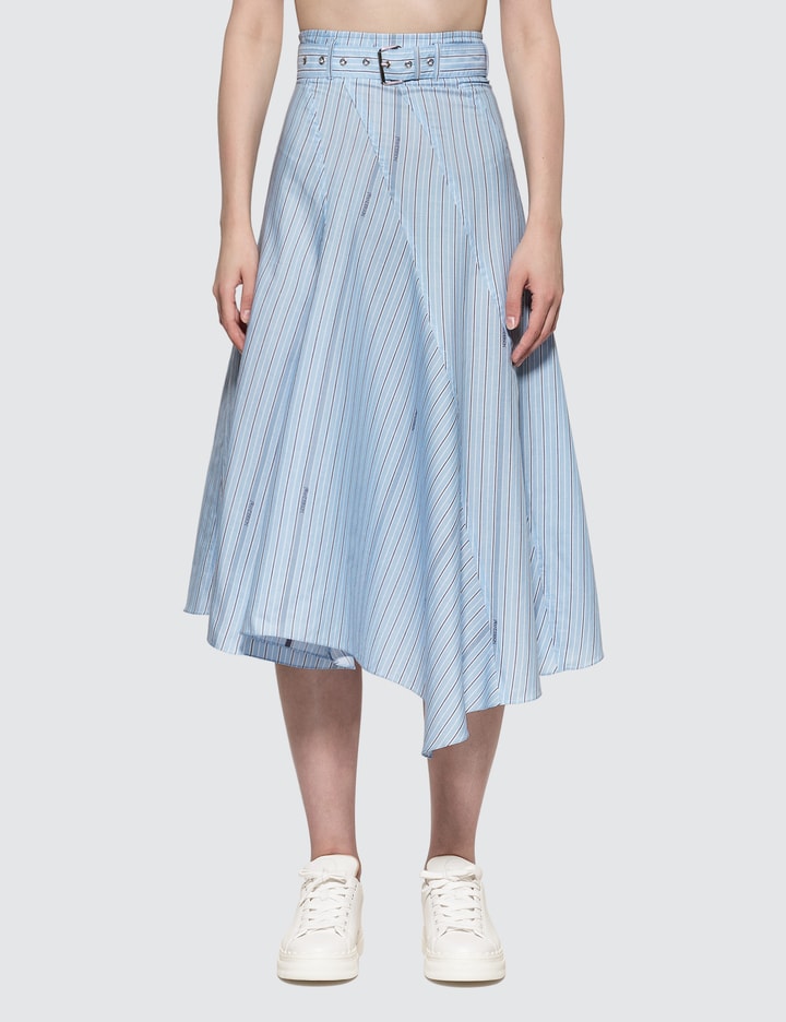 JW Anderson Asymmetric Belted Panelled Skirt