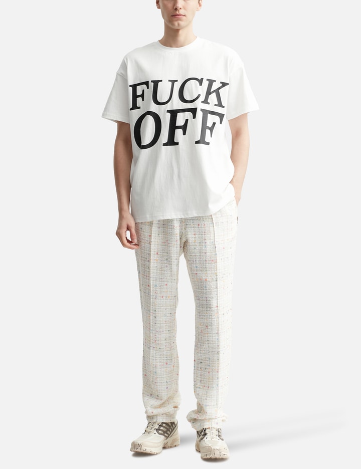 Advisory Board Crystals Abc. Fuck Off T-shirt In White