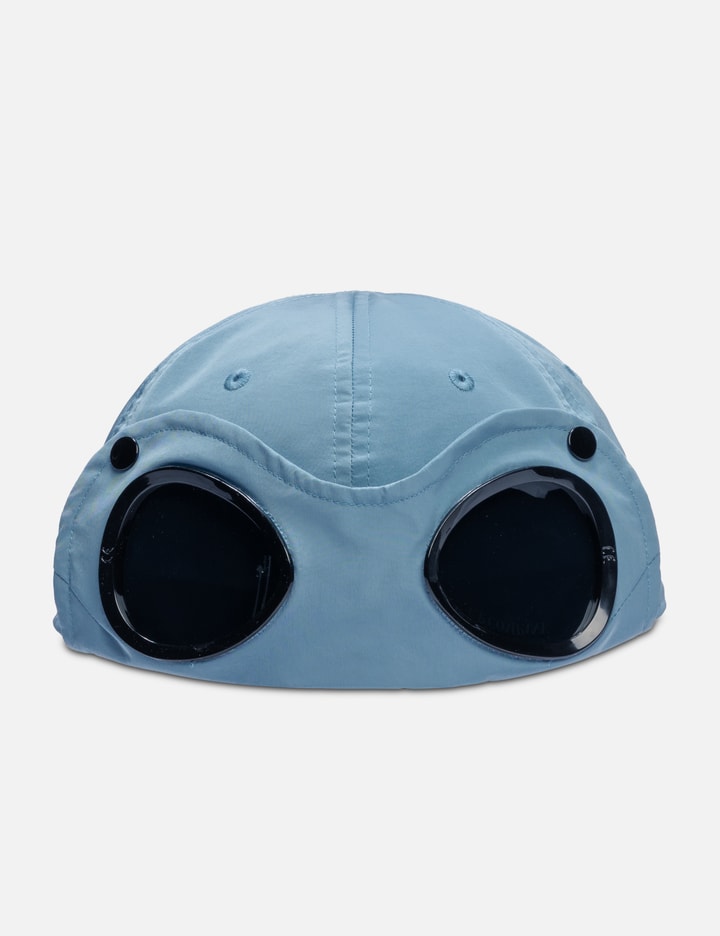 C.p. Company Chrome-r Goggle Cap In Blue