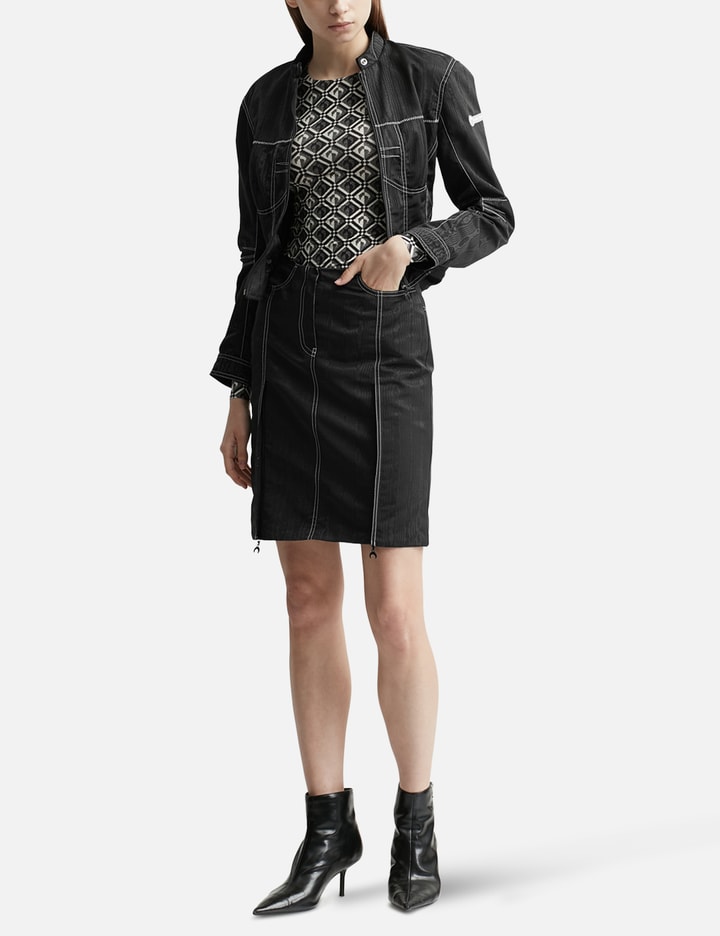 무아레 미디 스커트 Placeholder Image