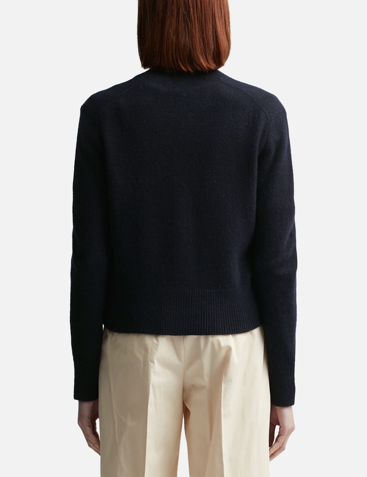 MAISON KITSUNÉ BABY FOX PATCH FITTED CARDIGAN