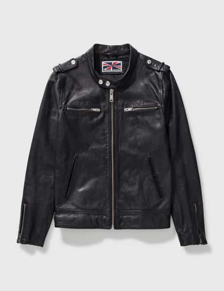 Blue Heroes BLUE HEROES LEATHER BIKER JACKET HBX