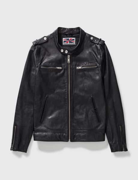 Blue Heroes BLUE HEROES LEATHER BIKER JACKET HBX