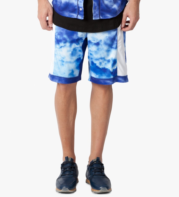 Blue Digital Cloud Shorts Placeholder Image