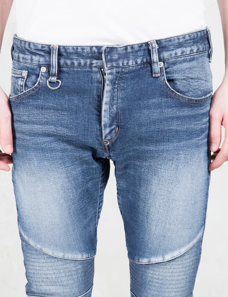 MAGIC STICK FAKEY BIKER DENIM [INDIGO] Biker Cuts – Despise Gossip