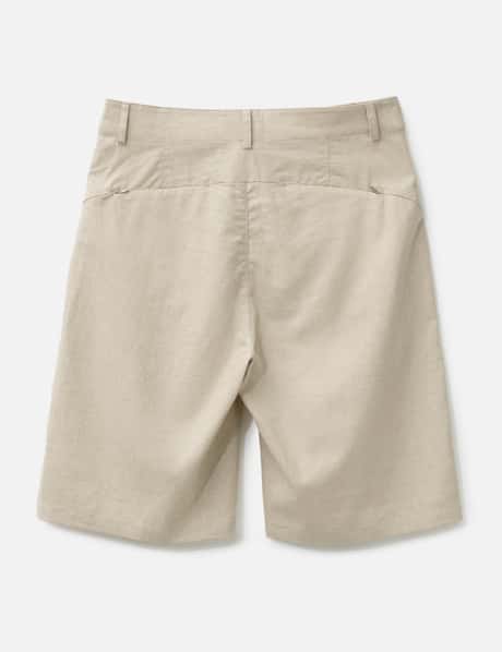 Path Linen Cotton Mixed Shorts view 8