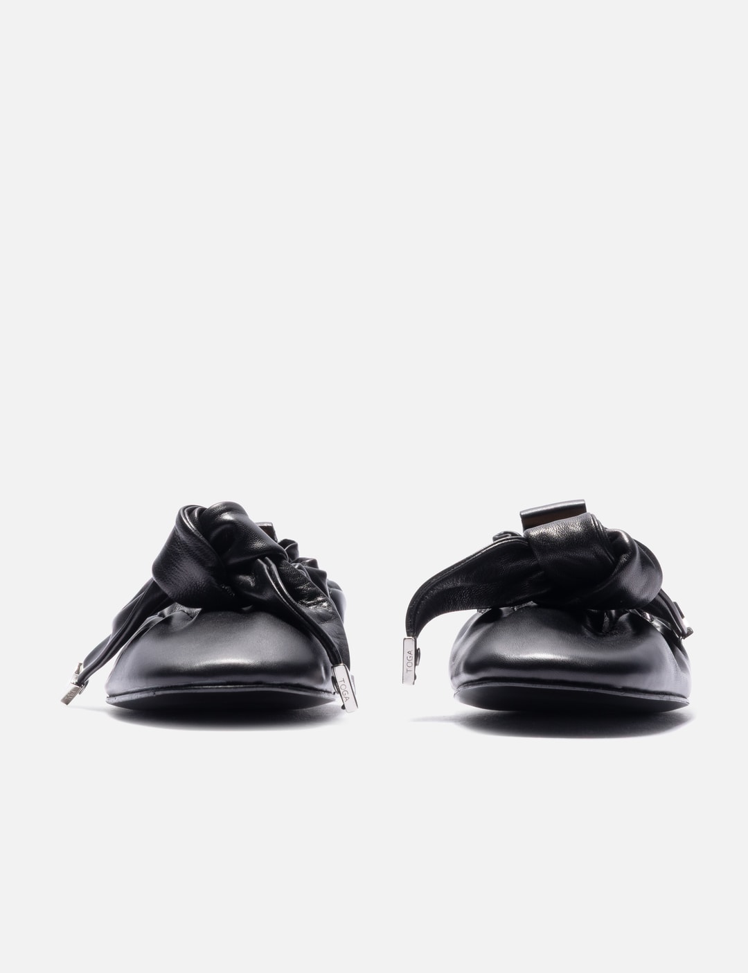 Black Soft Leather Ballet view 8