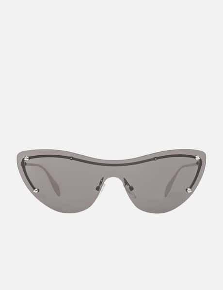 Alexander McQueen Spike Studs Cat-eye Mask Sunglasses