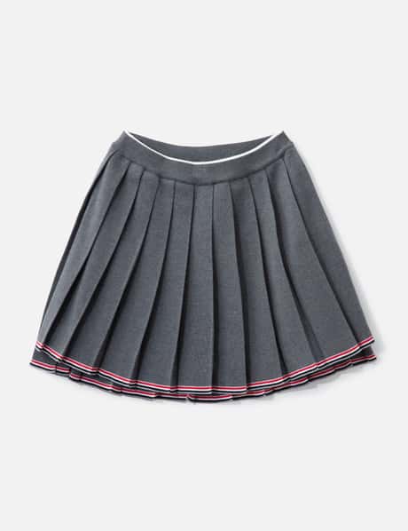 Thom Browne High-low Hem Pleated Mini Skirt