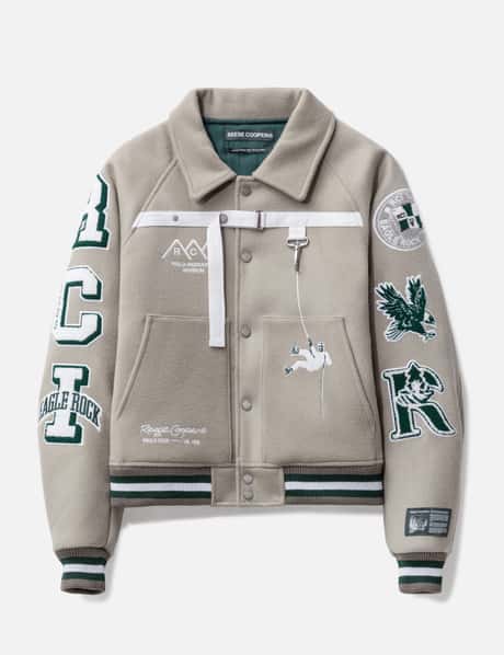 Reese Cooper RESEARCH DIVISION WOOL VARSITY JACKET