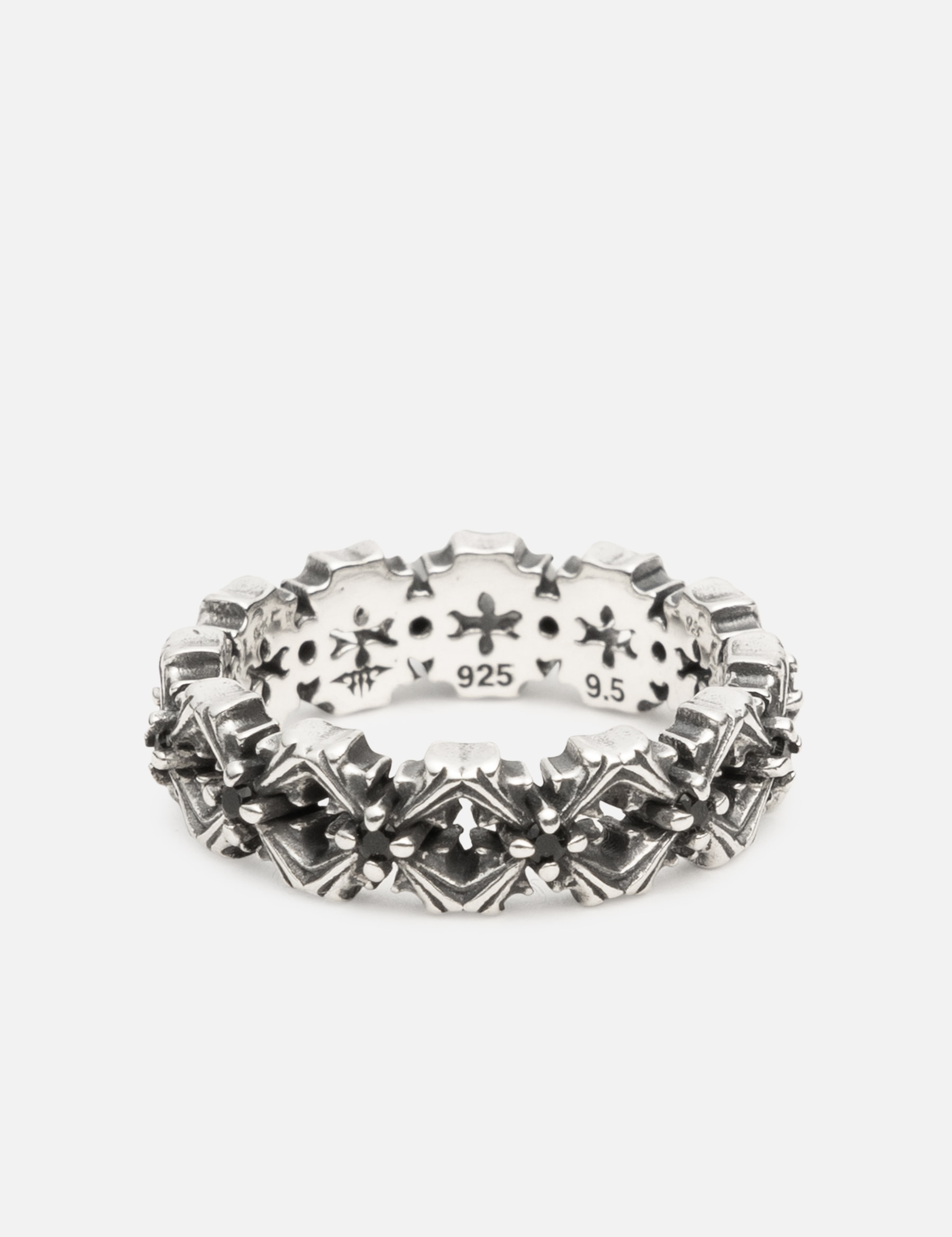 CRUCIS Quadruplets Classic Oxidised Ring view 10