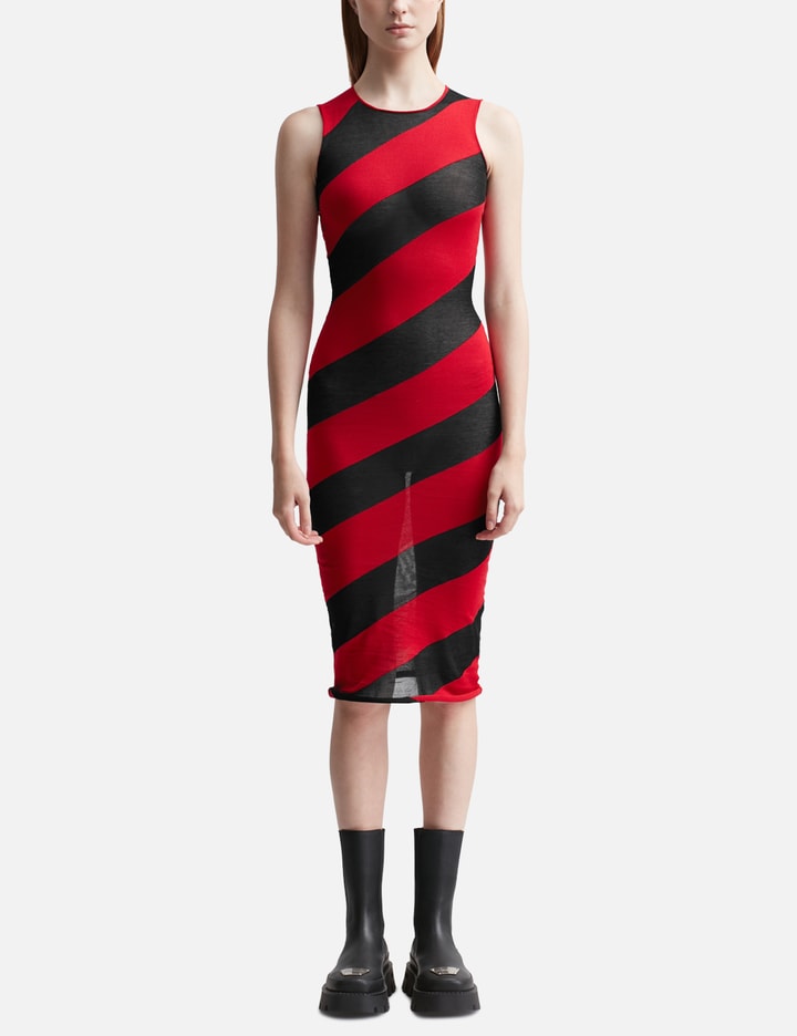STRIPED KNIT DRESS Placeholder Image