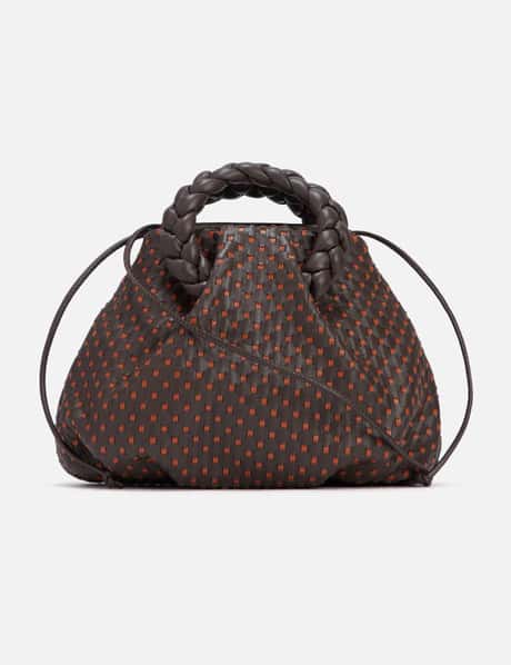 Hereu Woman's Woven Straw Alqueria Handbag in Brown