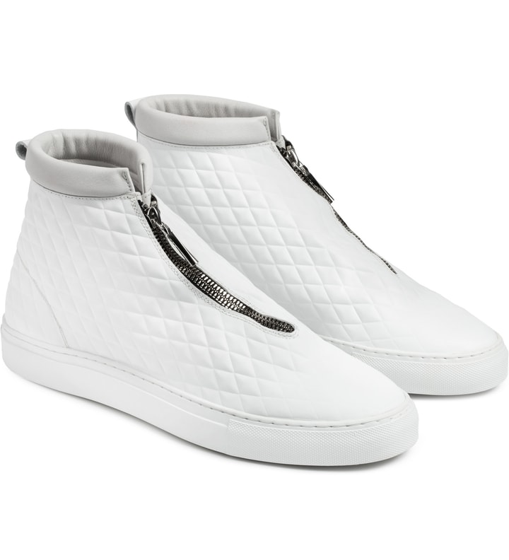 White ST Piramide Fontesi Mid Cut Shoes Placeholder Image