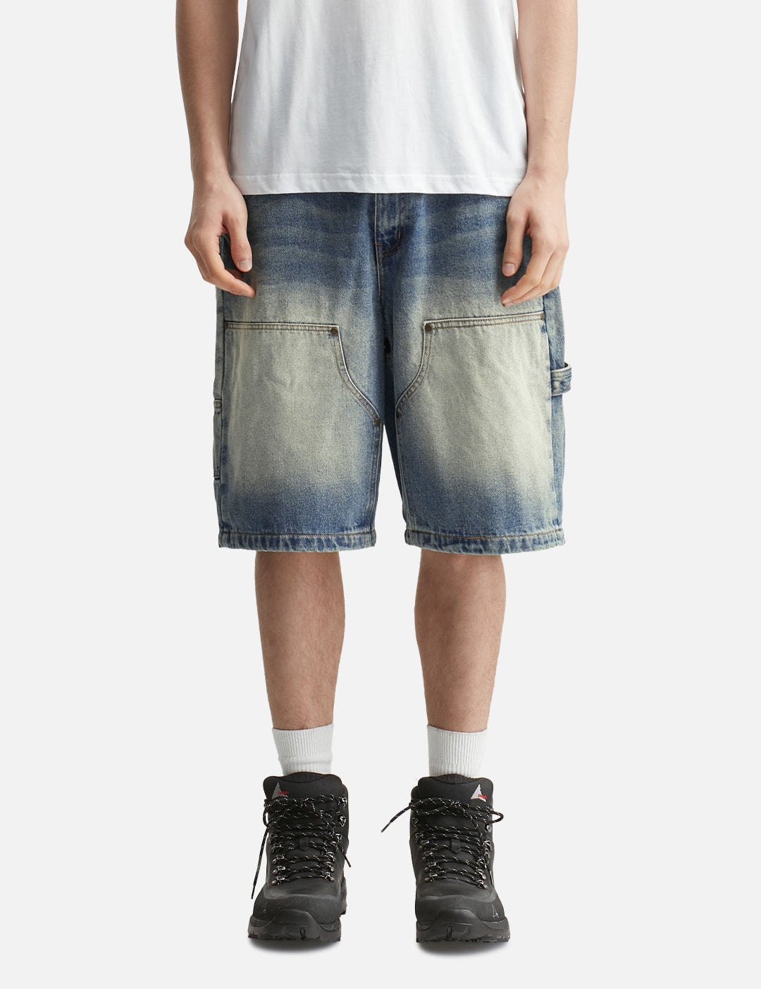 Carpenter Denim Shorts view 18