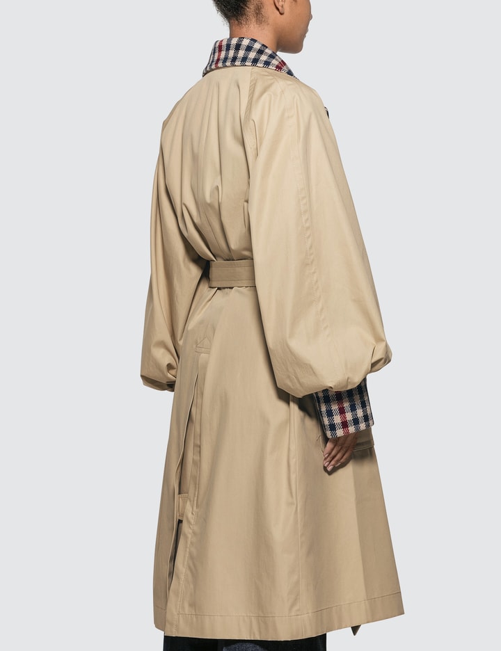 Trench Coat With Check Contrast Placeholder Image