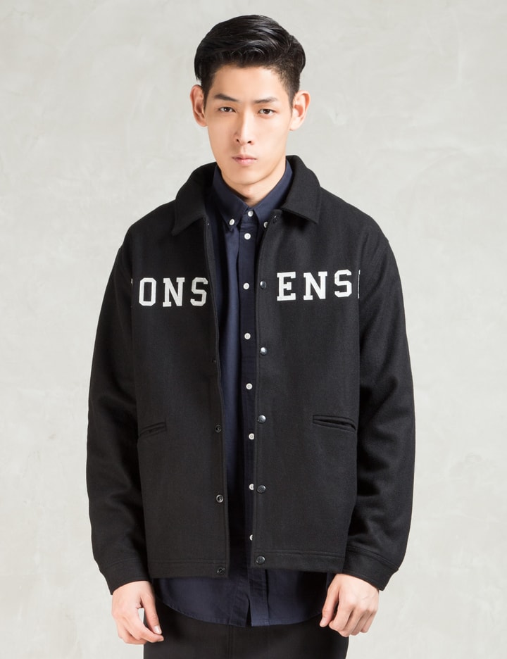 Black Wool Coaches Jacket Placeholder Image