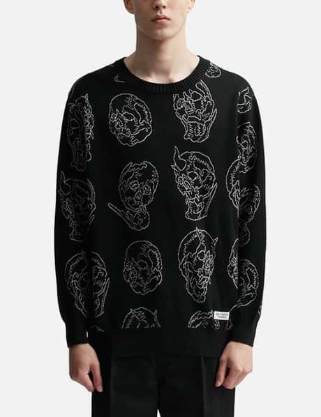 Wacko Maria - Wacko Maria x 56 Tattoo Studio Jacquard Sweater 